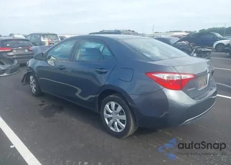 2014 Toyota Corolla Le z USA, uszkodzony, nr VIN 2T1BURHEXEC207977